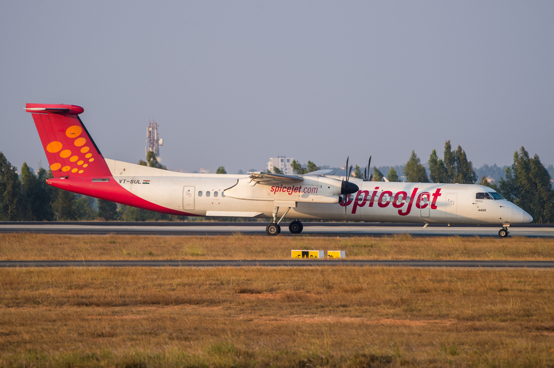 Bengaluru Airport is a focus city for SpiceJet.